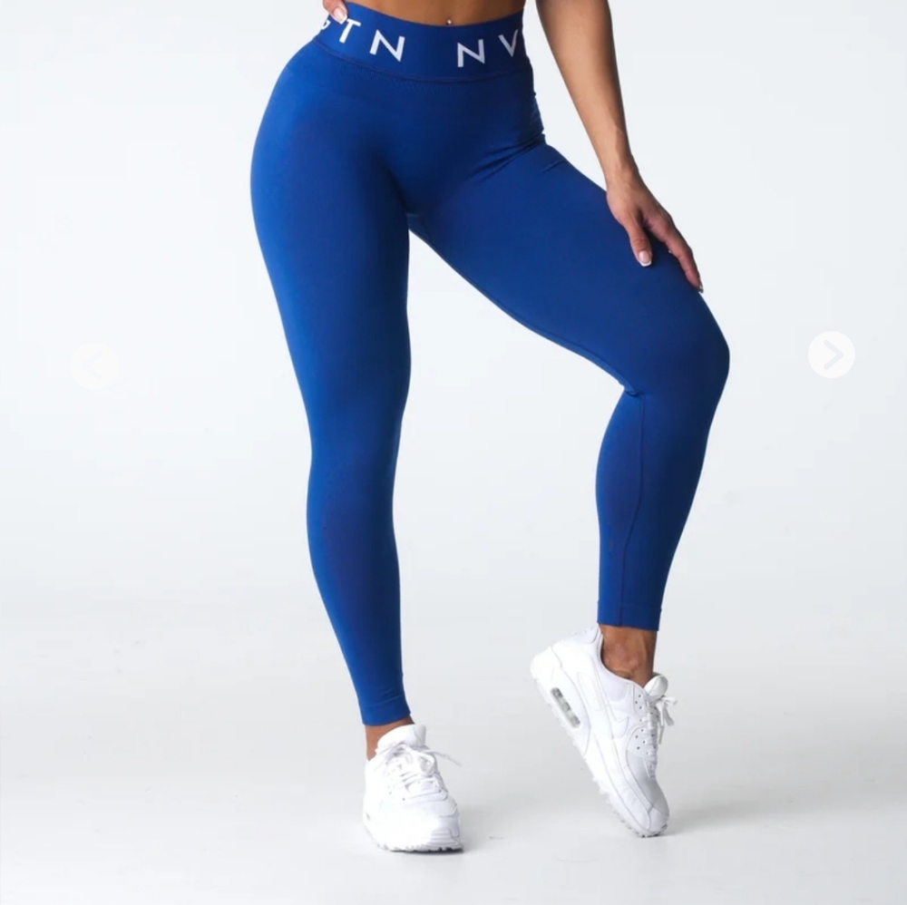 NVGTN Deep Blue Seamless Leggings